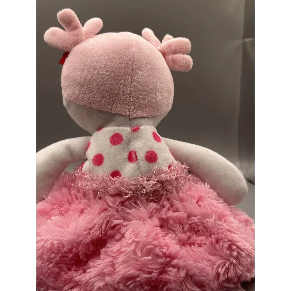 Baby Starters‎ 2016 Lovey Plush Doll Pink White Polka Dots 12'' Stuffed Animal